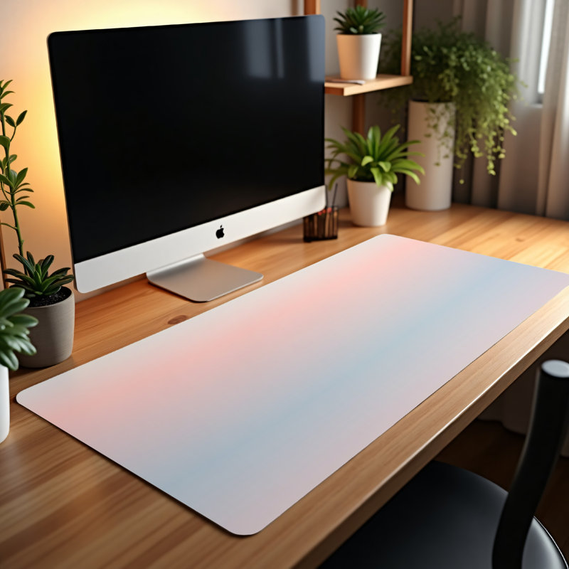 Polyester Desk Pad, 14.4x12.1