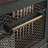 Narrow Bookcase, Brown finish
