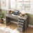 Farmhouse 49” Executive Desk With File Drawer, 4 Drawers Reversible Computer Desk-1615640627