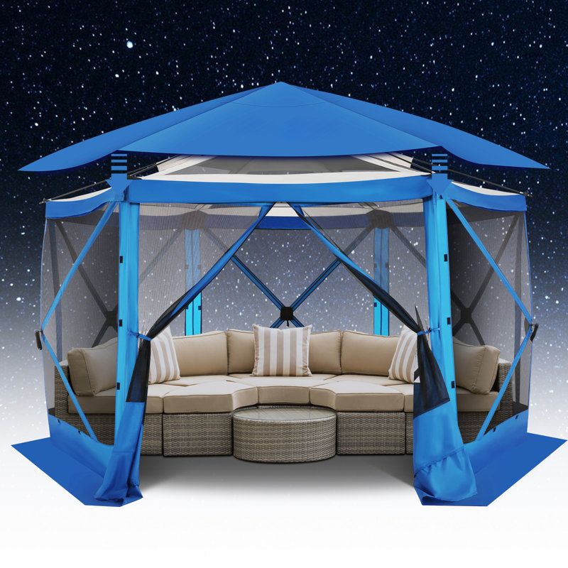 Pop-up abri de jardin, Bleu