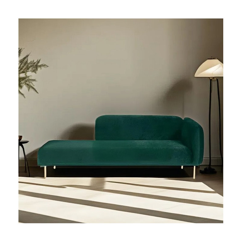 Méridienne moderne et simple, Atrovirens, Orienté à droite