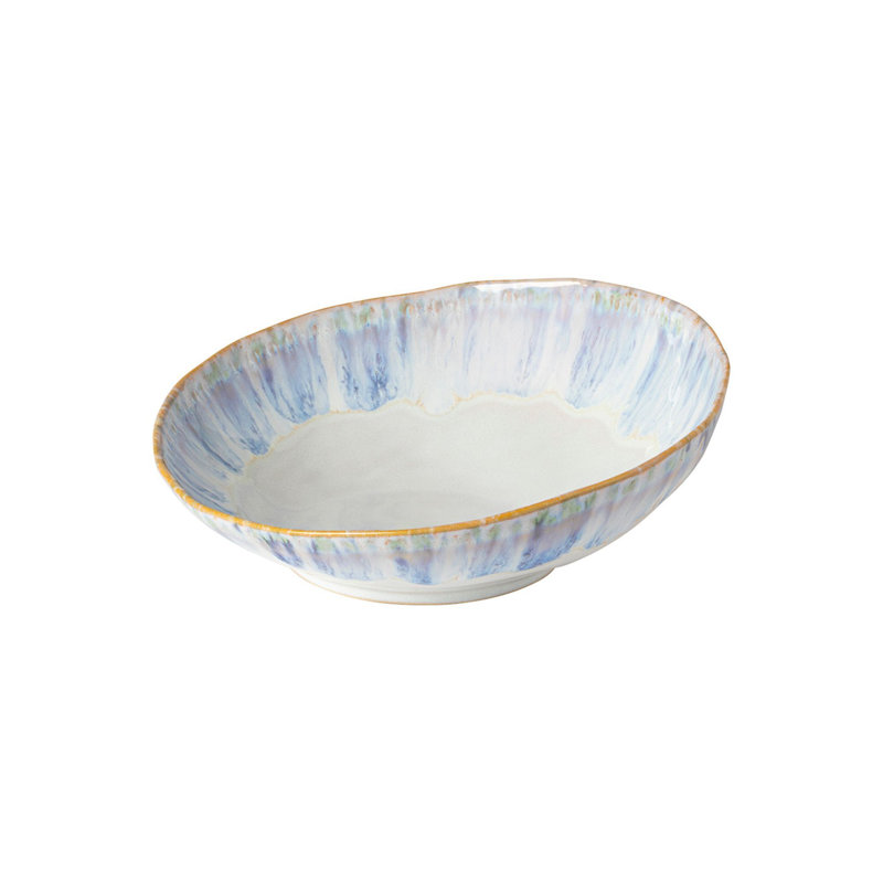 Ria Blue Ceramic 9.26" Serving Bowl Set