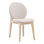 Laurence Linen Upholstered Ash Wood Dining Chair, Taupe
