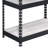 Natural And Black 4-Tier Bookcase