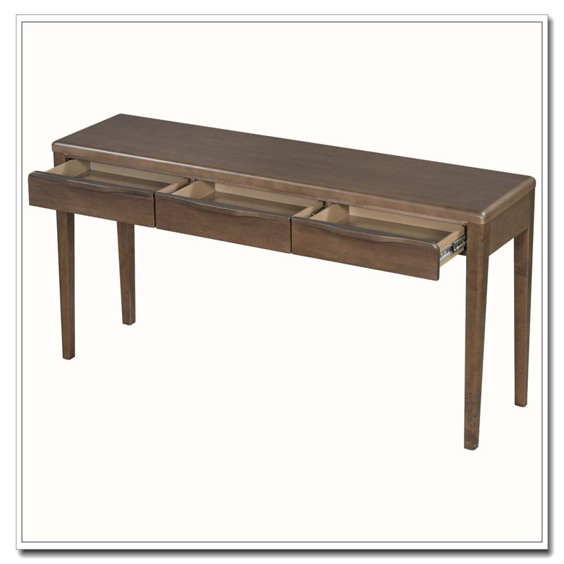 59.84'' Elegant Console Table, Brown