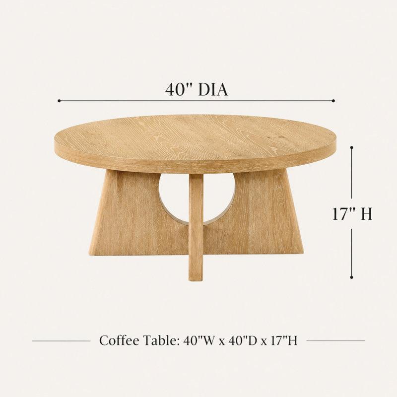 Table basse Caston, Natural