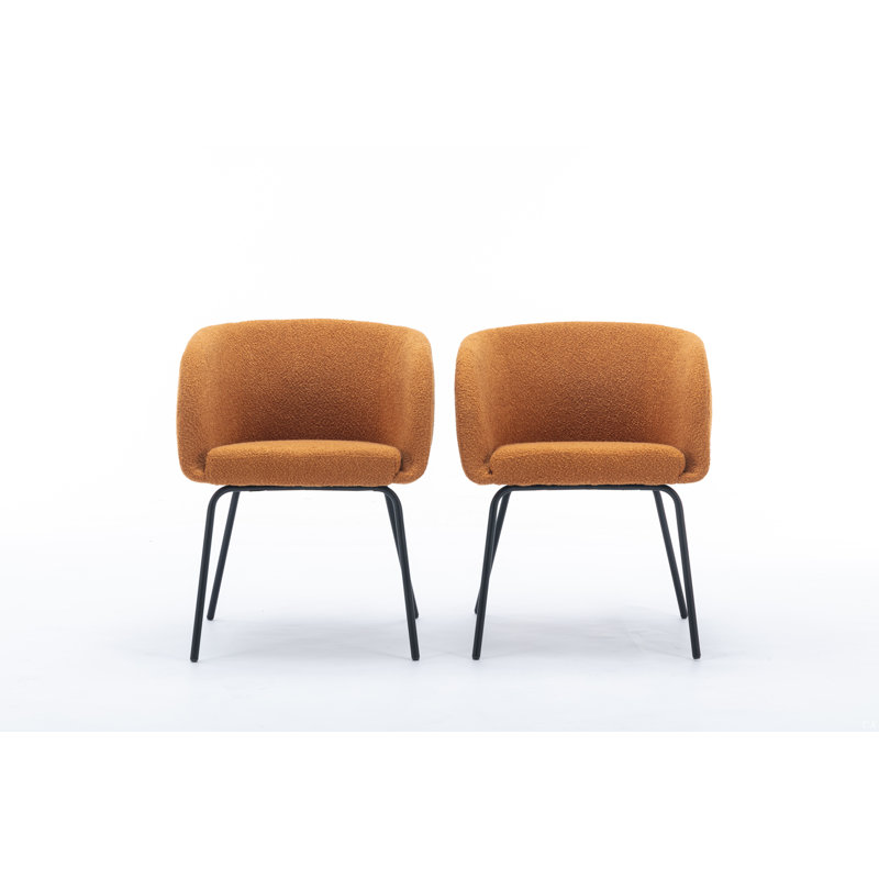 Chaises de salle à manger Boucle, 2, Gingembre gingembre
