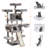 Lima Pet Heavy Duty Carpet 68 Inch Multi-Level Cat Tree Condos and Scratching Posts Included-331331325