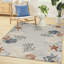  Tapis côtier, nautique et de plage sarcelle multicolore 5 pi 3 po x 7 pi 3 po Suncoast-382610416-380811309