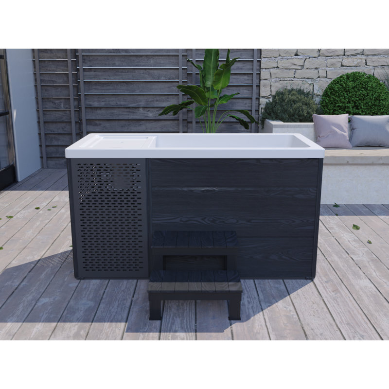 Cyanna Valley Spas Insulated Cold Plunge with Built-In Chiller/Heater, Plug-In