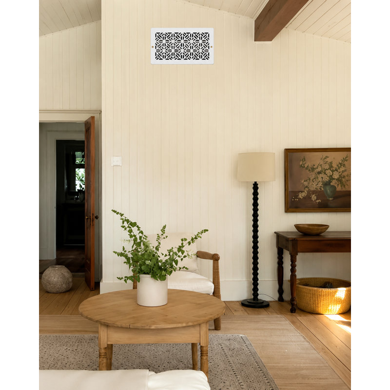 Registres de mur et de plafond Stellar Air avec vis en laiton - 8 x 12 (ouverture de conduit) 10 x 14 - tuile de printemps