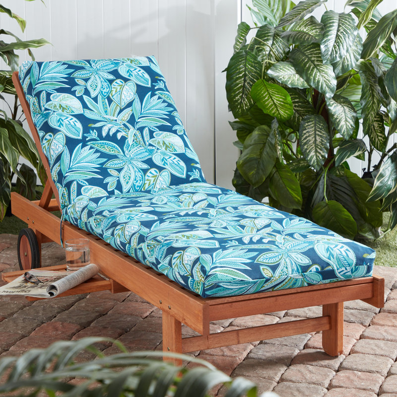 Coussin de chaise longue d'extérieur, Bois de crête botanique