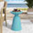 Outdoor Metal End Table -Large(Only Including Table)-641872750