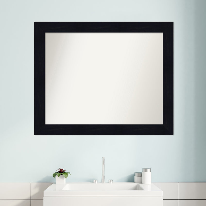 Miroir mural de salle de bain 28,25 po x 22,25 po Shiplap, 26,25 po x 32,25 po