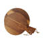 Rustic Serving Denmark 2 piece Acacia Wood Round Cutting Board Set