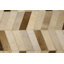 Tapis brun moderne en similicuir 4X6-1881380495