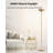 Uranio 70.5'' LED Torchiere Floor Lamp-479307699