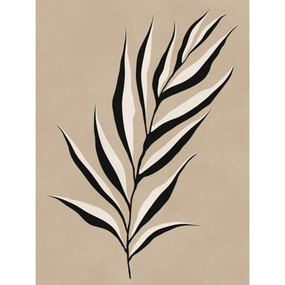 Abstract Palm Leaf Print by Other Artist