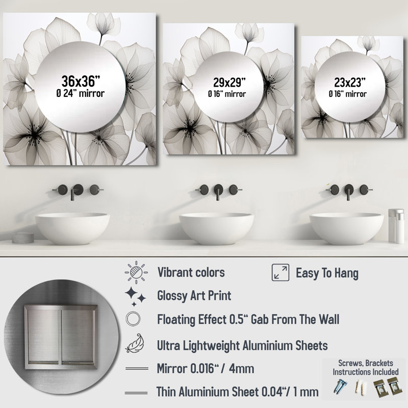 Art mural Hartridge - Morning Glory, 29 po x 29 po