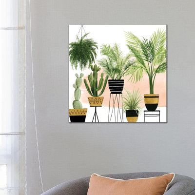 Indoor Oasis II by Grace Popp - Wrapped Canvas Print