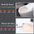 Luxury Bidet Smart Toilet - Auto Open/Close Seat, Foot Sensor, Siphonic Flushing, Warm Air Drying, White Porcelain, Flush, Remote Control With Built-In Seat Lid, Powerful Multiple Washing Modes