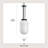 1-Light New Traditional Pendant Light-1428757352