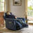 Duhaime Modern Dual Motor Power Air Bag Massage Lift Heated Recliner with Hugging Support-73773122