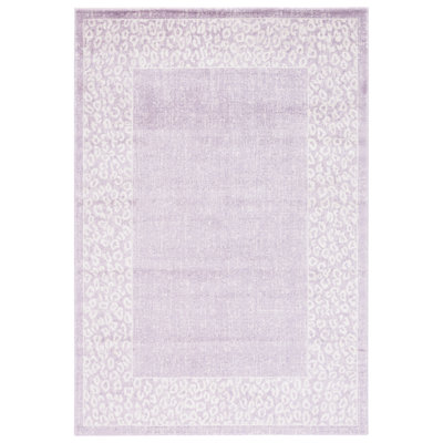 Tapis mauve / beige