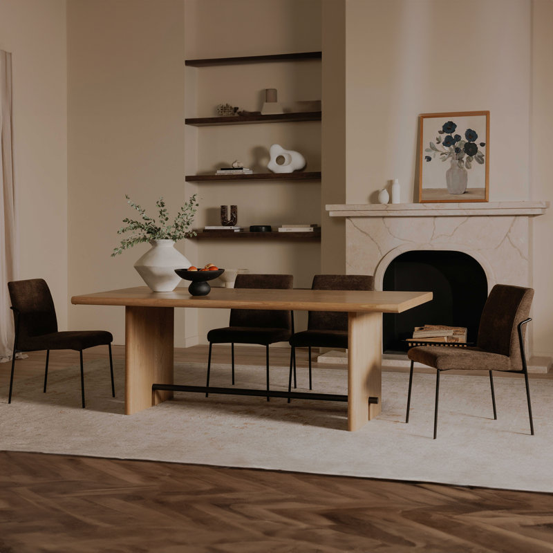 Waast Danny Dining Chair Set of Two, Dark Brown