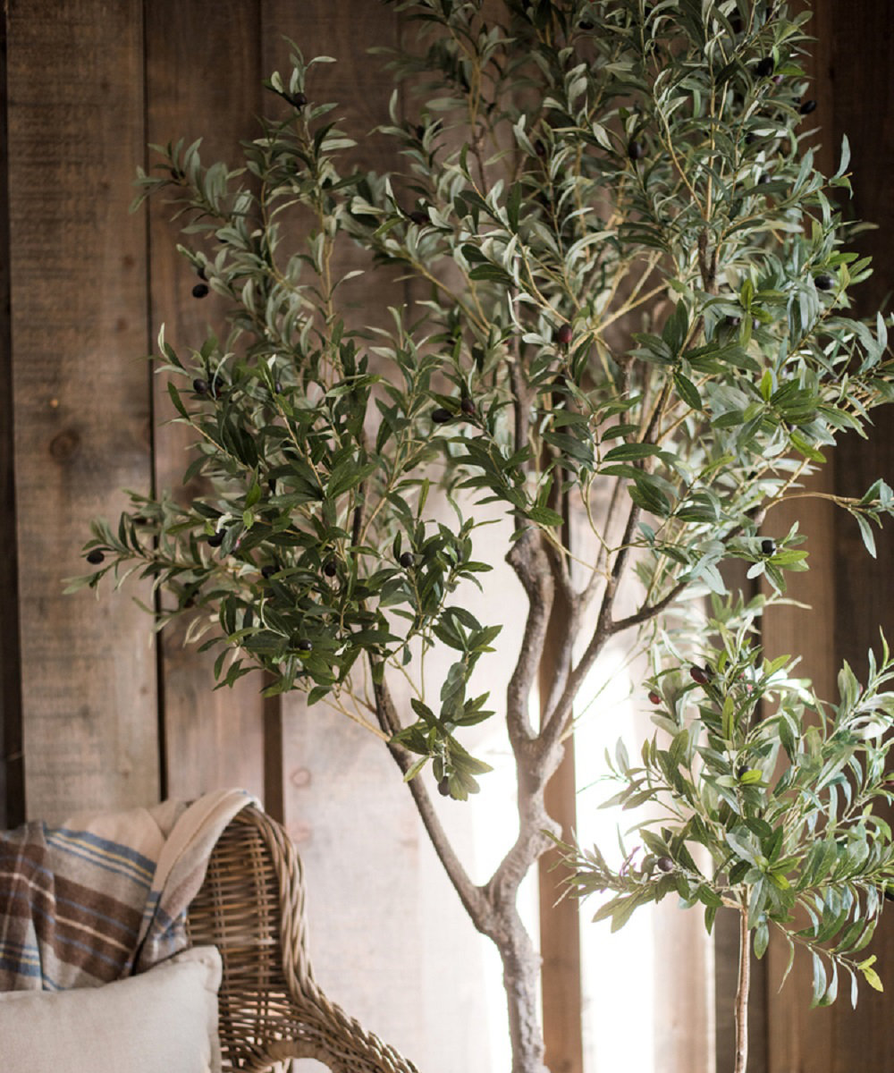 Rustic Reach Large Artificial Olive Tree 94.5