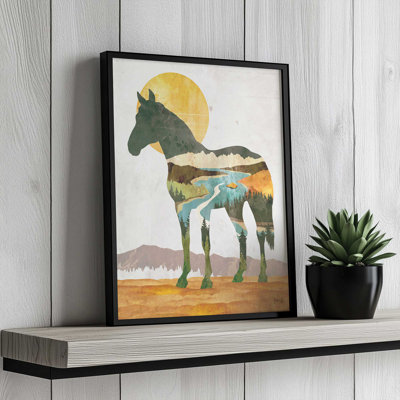 Horse Fusion by Marla Rae Art Print
