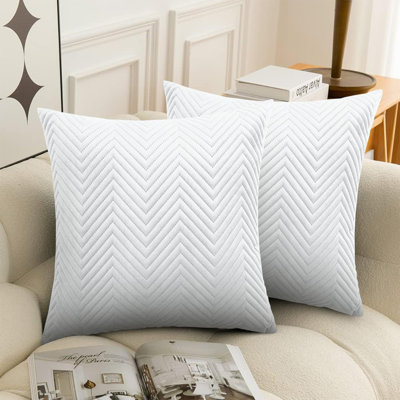 Chevron Square Throw Cushion Pad