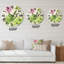 Vintage Lotuses roses dans l'étang V - horloge murale traditionnelle-60281487