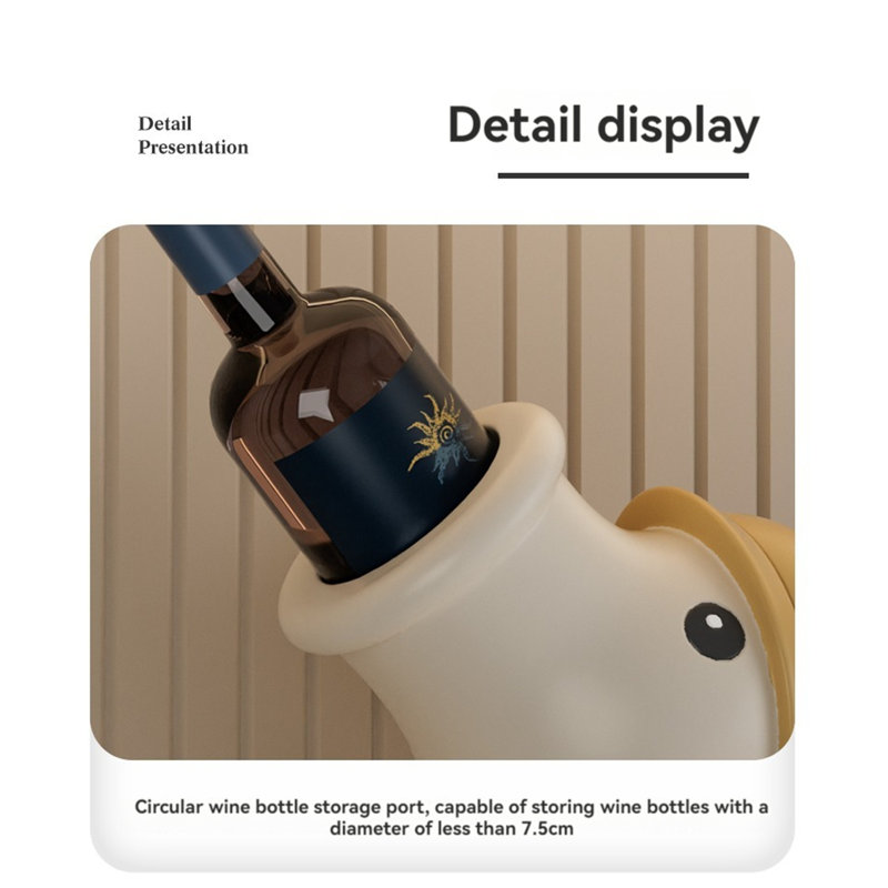 Kaleta Tabletop Wine Bottle Rack Yellow