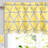 Geometric Tailored Window Valance