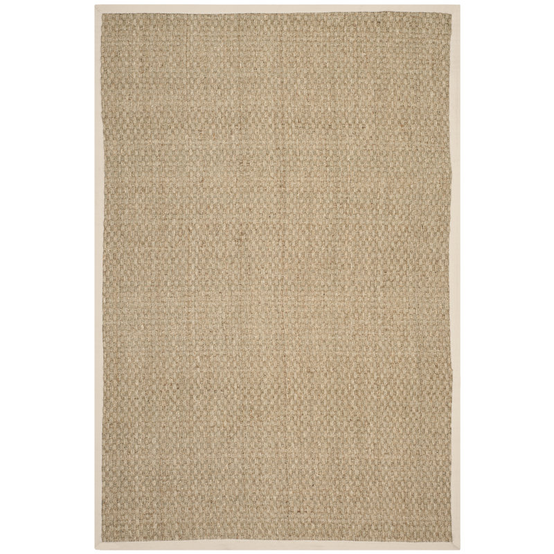 Dollard Natural Fiber Seagrass Rug, Round 8'