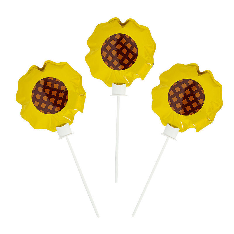 Ballons auto-gonflants en tournesol Mylar Dyana