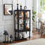 Vitrine lumineuse avec espace de rangement ouvert-1166935162