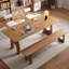 Brown Rectangular Solid Wood desk-1517899320