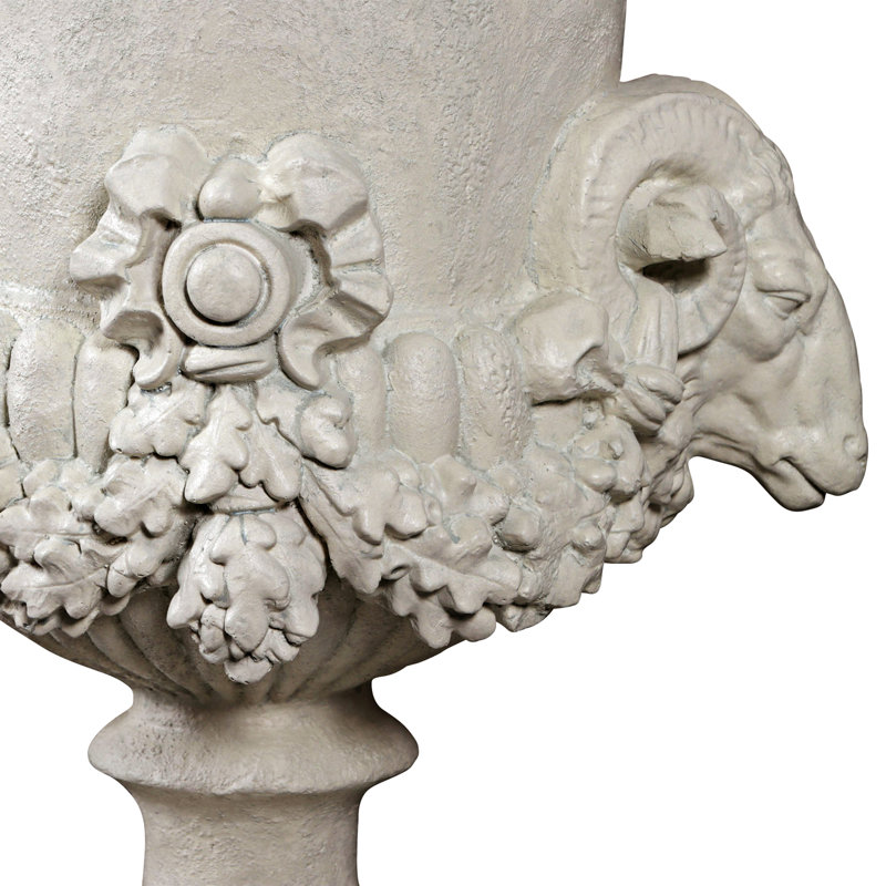 Hermes Ram's Head Urn Planter
