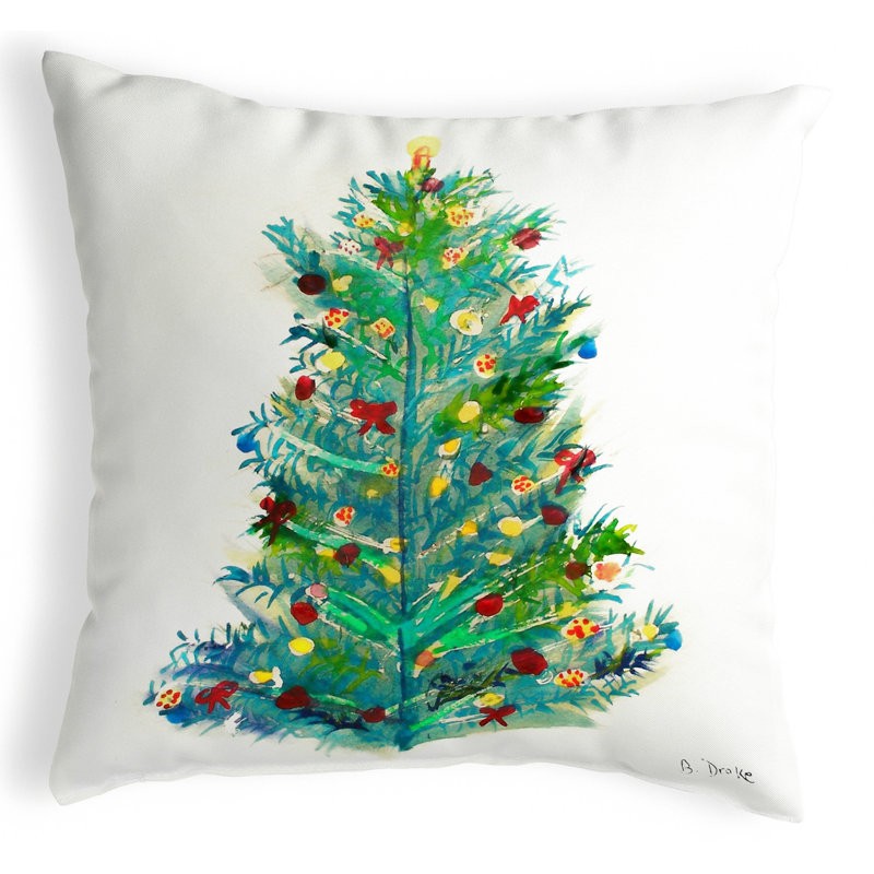 Outdoor Reversible Throw Pillow