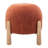 Modern Upholstered Ottoman With Wooden Legs, Round Footrest Stool For Living Room, Bedroom, Entryway-1477172391