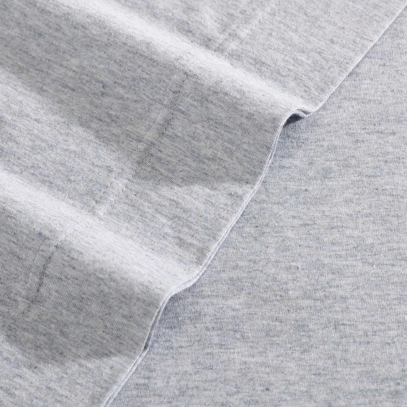 Ensemble de draps 4 pièces Calvin Klein, Bleu gris, Ensemble de draps et de 2 taies d'oreiller pour tr
