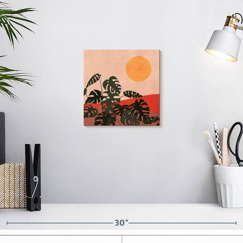Harnek Monstera au coucher du soleil, H 10 po x l 10 po