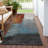 Machine Washable Indoor/Outdoor Chayden ACN1100 Copper Rug-100136635