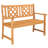 Ashera Solid Wood Fir Outdoor Bench
