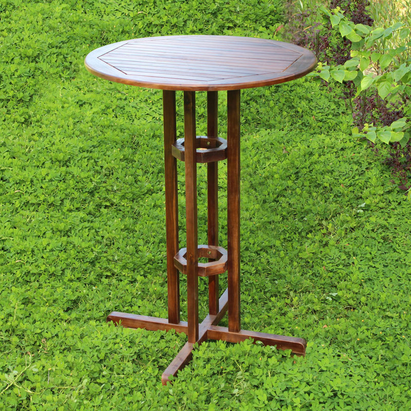 Table de bar en bois massif Ponce