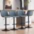 Tabourets de bar pivotants à hauteur réglable Modern