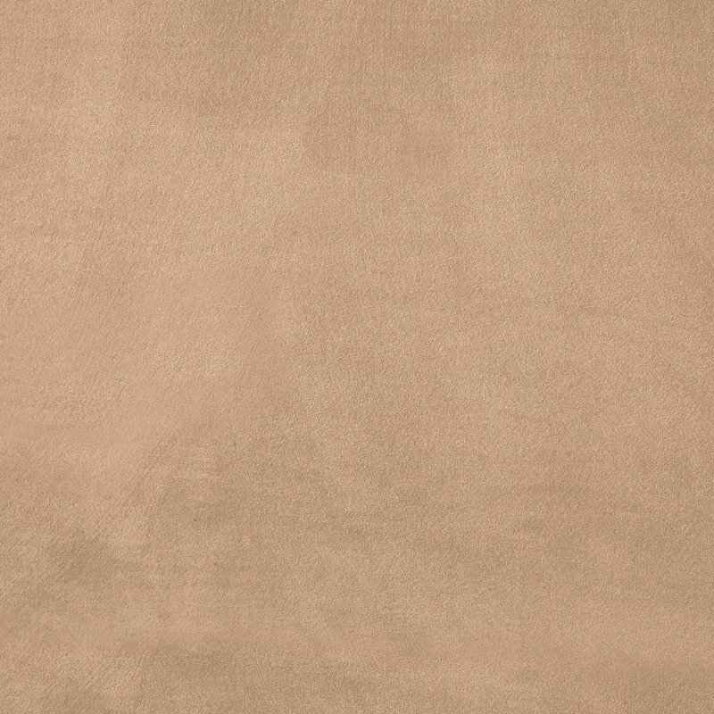 Kendall Wanaque Velvet Upholstered Bed, Beige Velvet, Twin