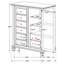 Commode 8 tiroirs Vallauris